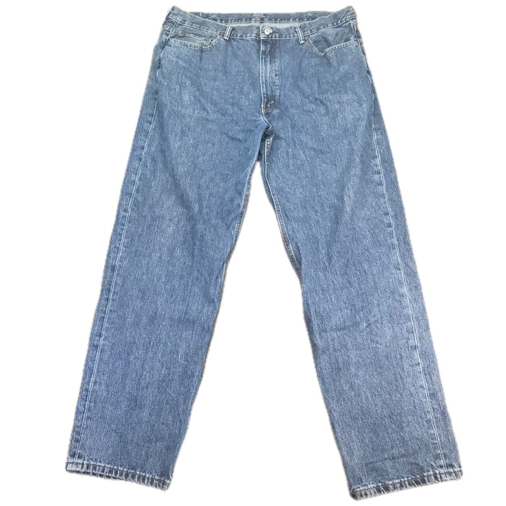 Levi's 550 Relaxed Fit Jeans Mens 42x34 Blue Medium Wash Denim 00550-4891